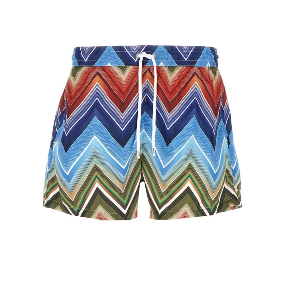 Missoni Men Macro Zigzag Swimsuit